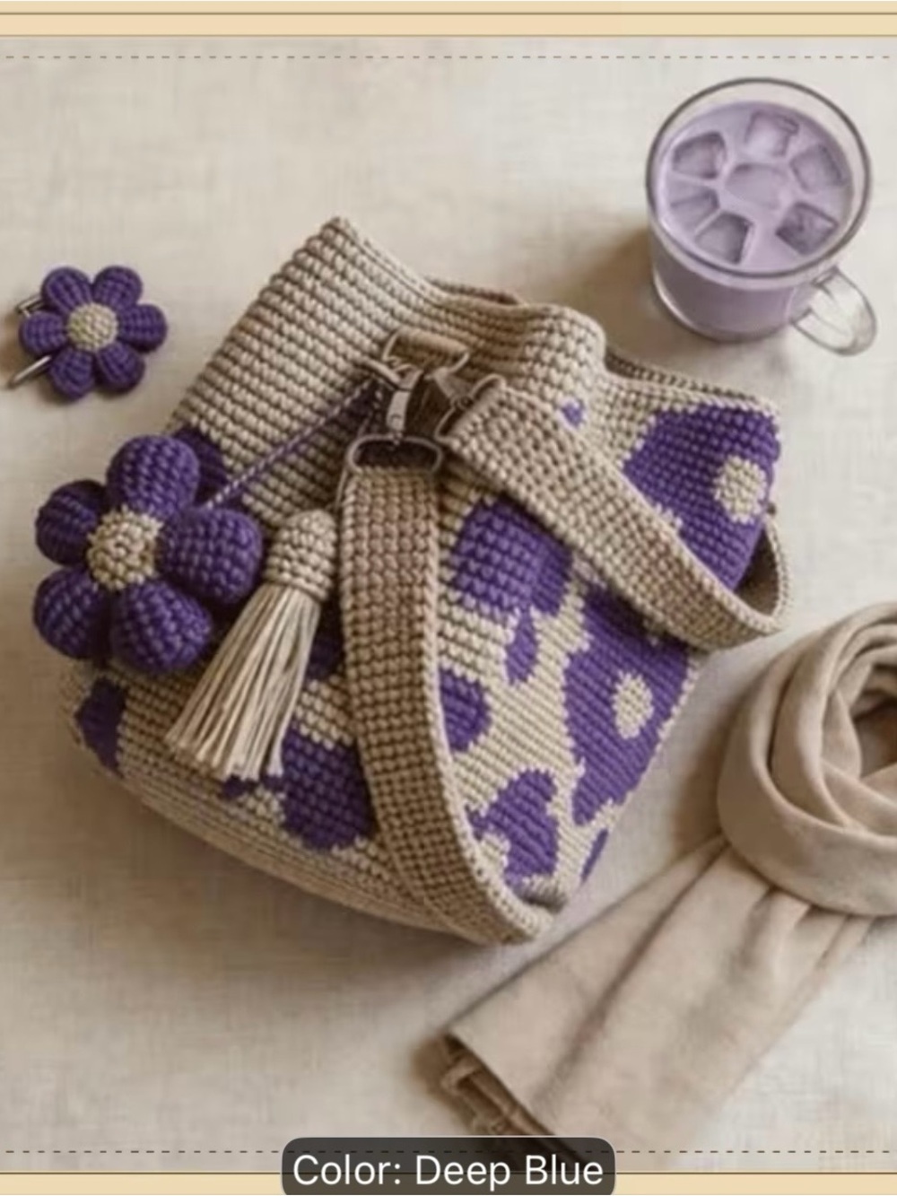 Woven Straw Tote with Tan Leather Handles